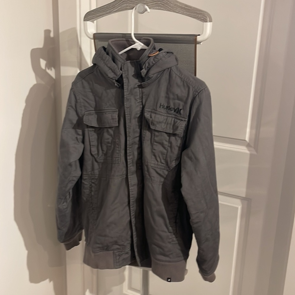 Grey Small Hurley jacket.